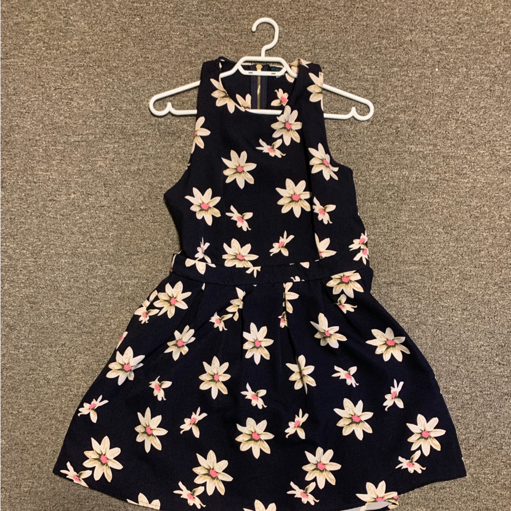 Navy Daisy Dress, large
